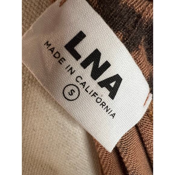 Revolve LNA Clothing Brushed Dean Long Cardi Leopard casual duster neutral - Picture 7 of 8